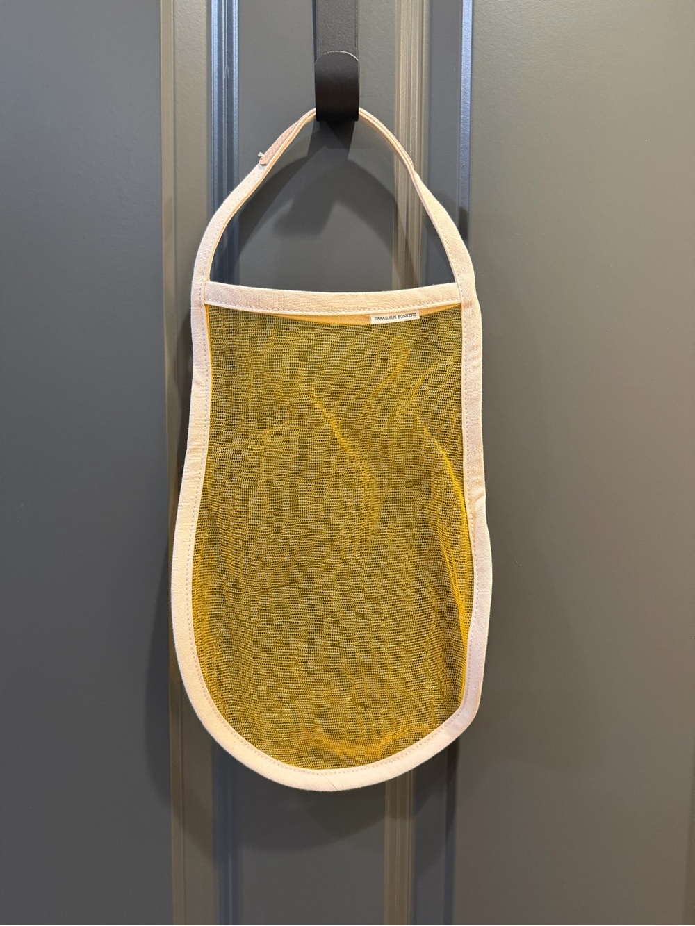 TARASUKIN BONKERS Mikan Net Tote Bag Yellow Japanese Mesh Mini Bag Rare NWOT